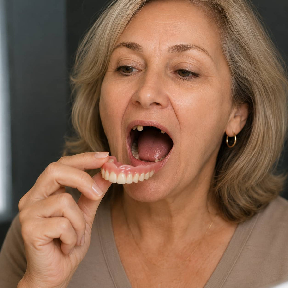 Set Proteză dentară SmileFix™ pentru un zâmbet complet