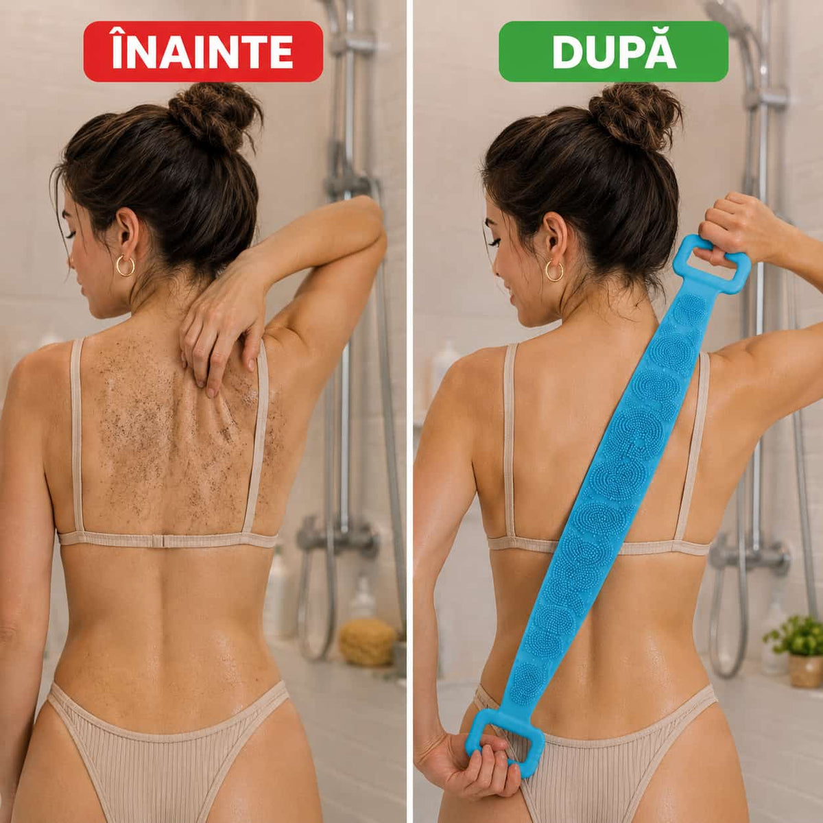 1+1 GRATIS 🎁  Perie din Silicon pentru Spate BackClean™