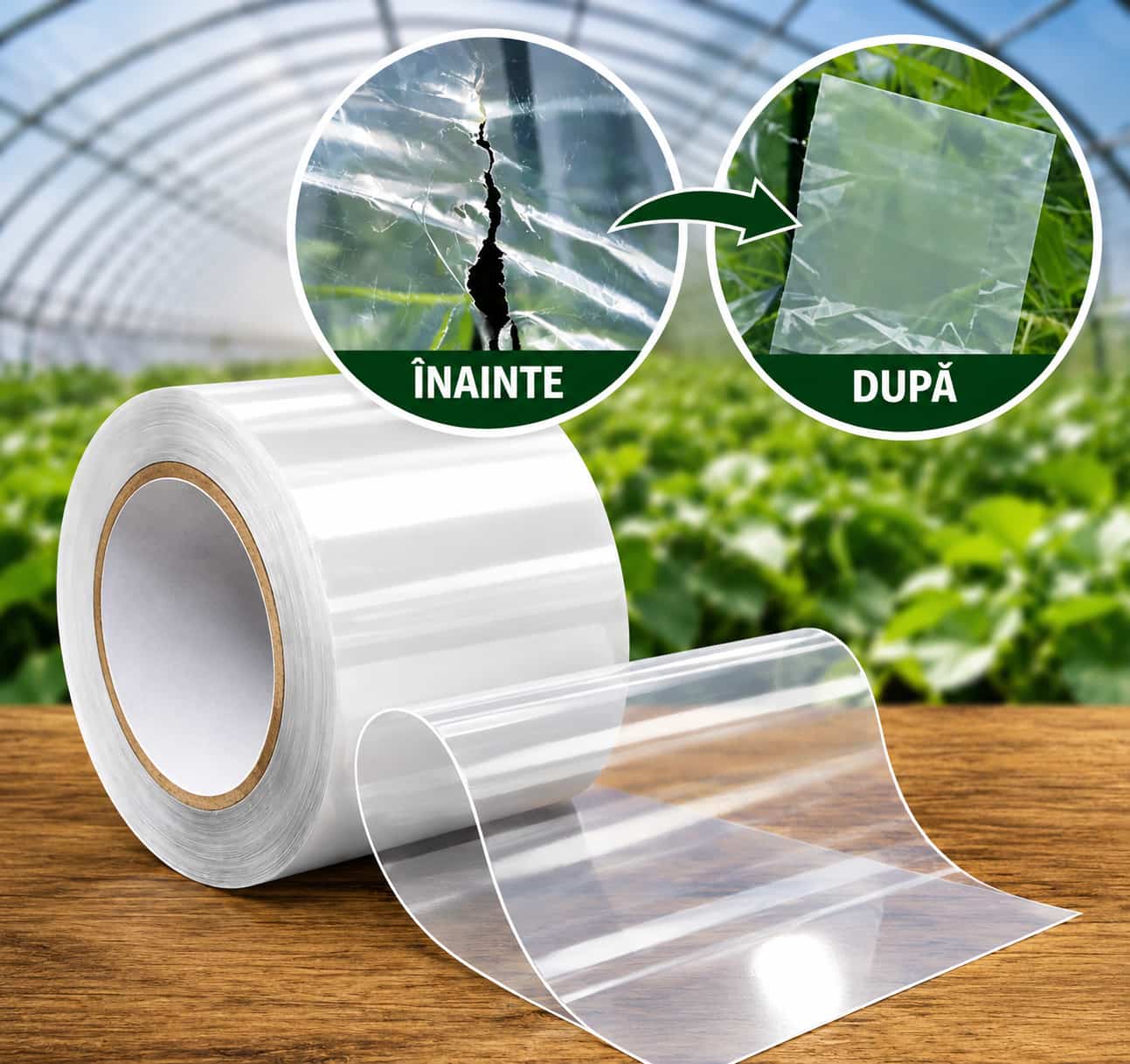 Bandă Adezivă Reparare Solar, 10 cm x 25 metri