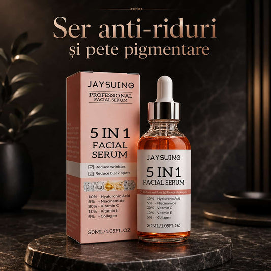 ✨ Ser 5 în 1 anti-riduri și pete pigmentare DermaGlow™