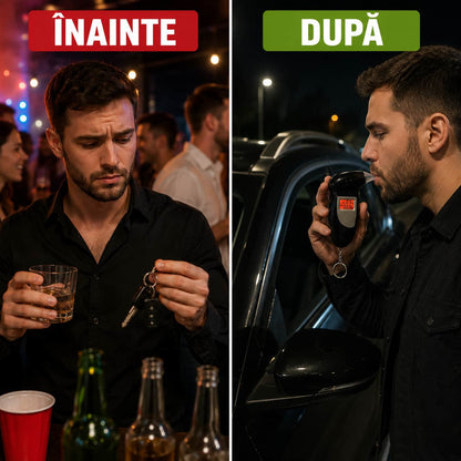 Alcooltest Portabil DriveSafe™– Verificare Rapidă a Alcoolemiei