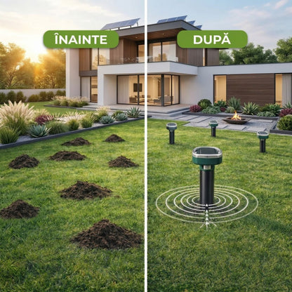1+1 GRATIS - Aparat solar anti dăunători CârtiStop™