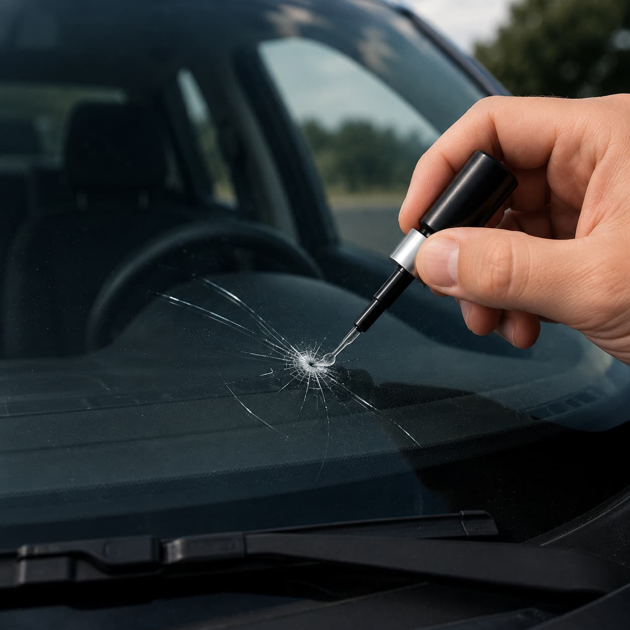 1+1 GRATIS, FixGlass – Soluție rapidă și eficientă pentru repararea fisurilor din parbriz