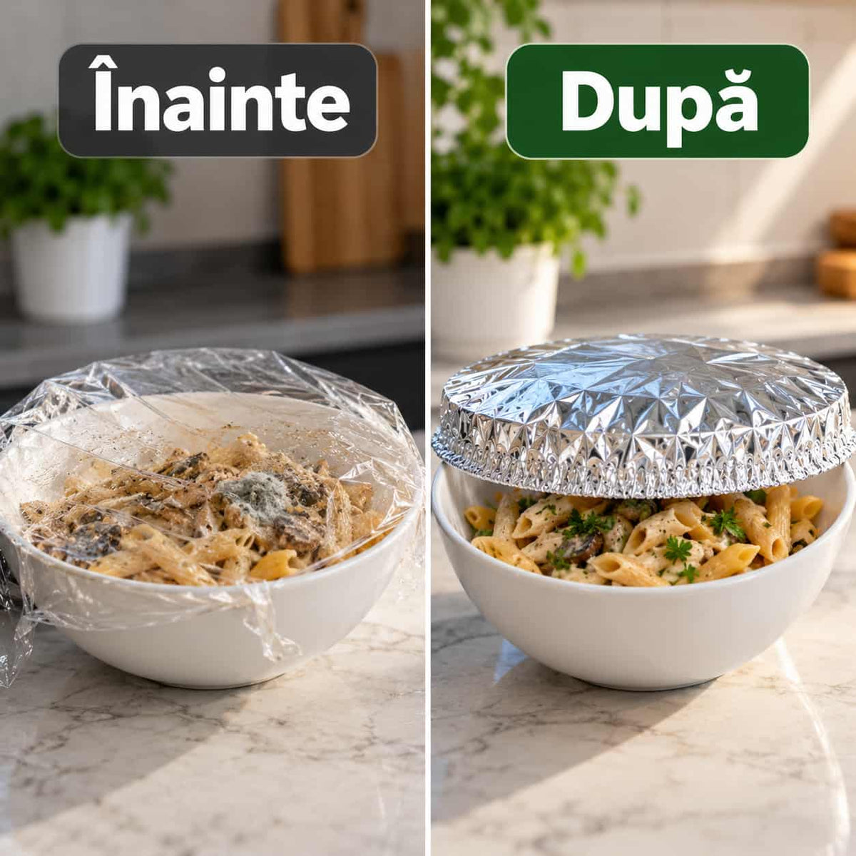 25+25 GRATIS, Capace Reutilizabile din aluminiu pentru alimente FreshCover™
