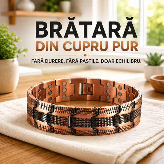 Brățară Premium din Cupru Pur CupruZen™