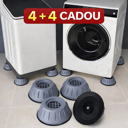 Set 4+4 picioare VibraFix™ CADOU, anti-vibratii si anti-zgomot