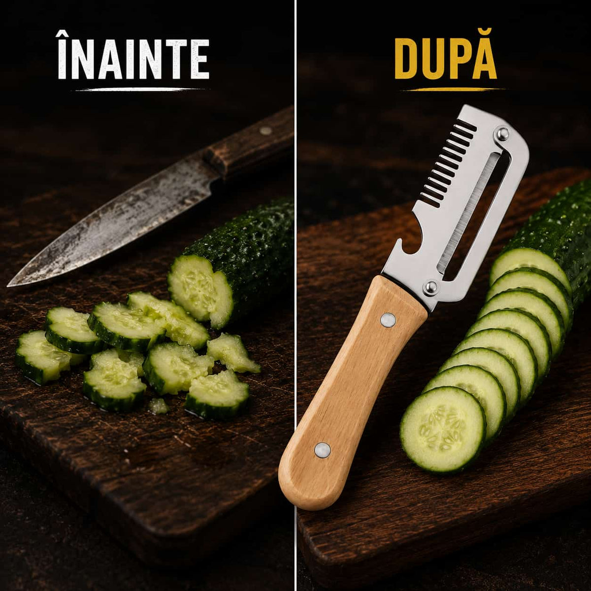 1+1 GRATIS, Cuțit multifuncțional CutPro™ 4 în 1