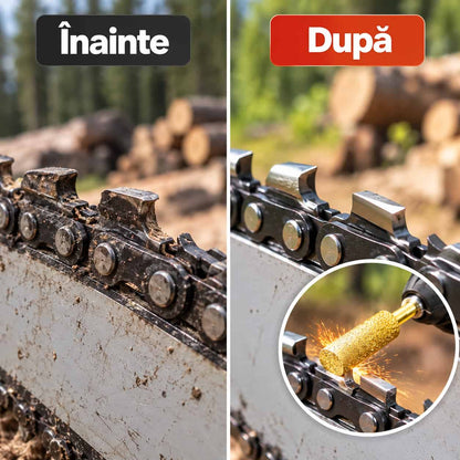 Set 6 Capete Diamantate pentru Ascuțit Drujba - AscuțitPro™