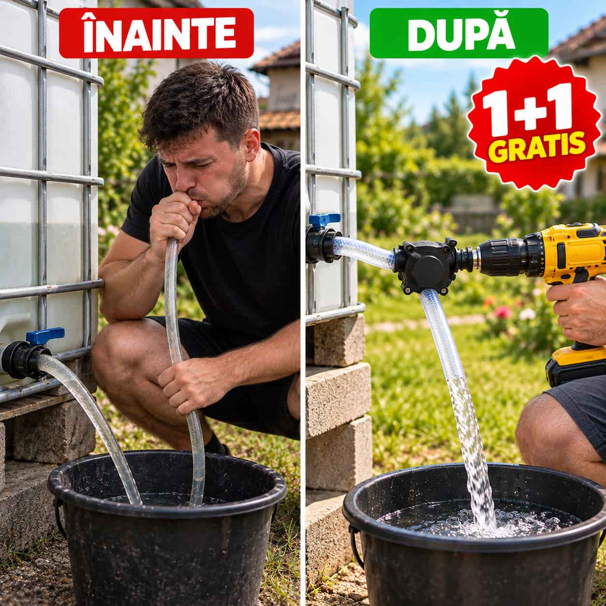 1+1 GRATIS, Adaptor de Bormașină pentru Transfer Lichide - PumpEasy™