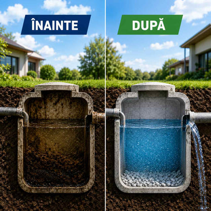 Activator Biologic BioZone™ pentru Fosă Septică – 18 Plicuri x 25 grame, tratament pentru 4 luni