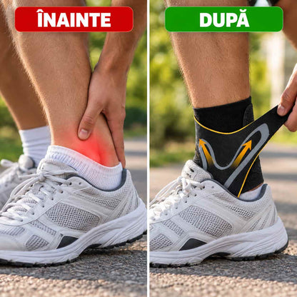 🦶 Suport Elastic si Confortabil pentru Gleznă - AnkleFit™