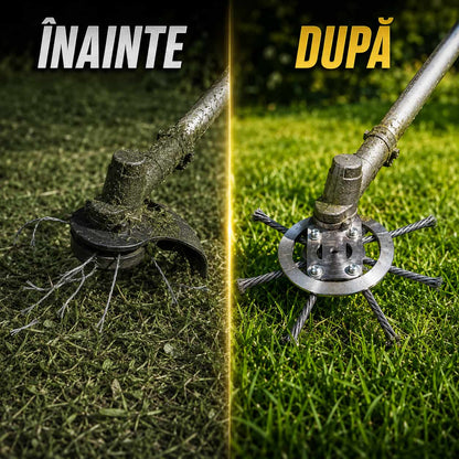 1+1 GRATIS, Cap cu 6 fire pentru motocoasă din oțel SteelCut™