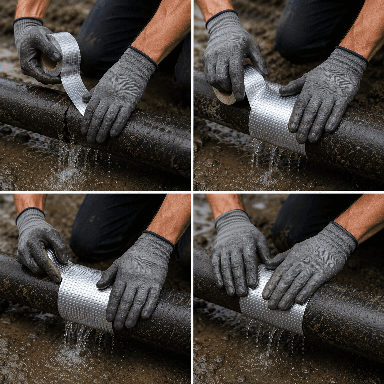 1+1 GRATIS, Bandă Hidroizolantă HydroFix™ pentru etanșare, 10 metri