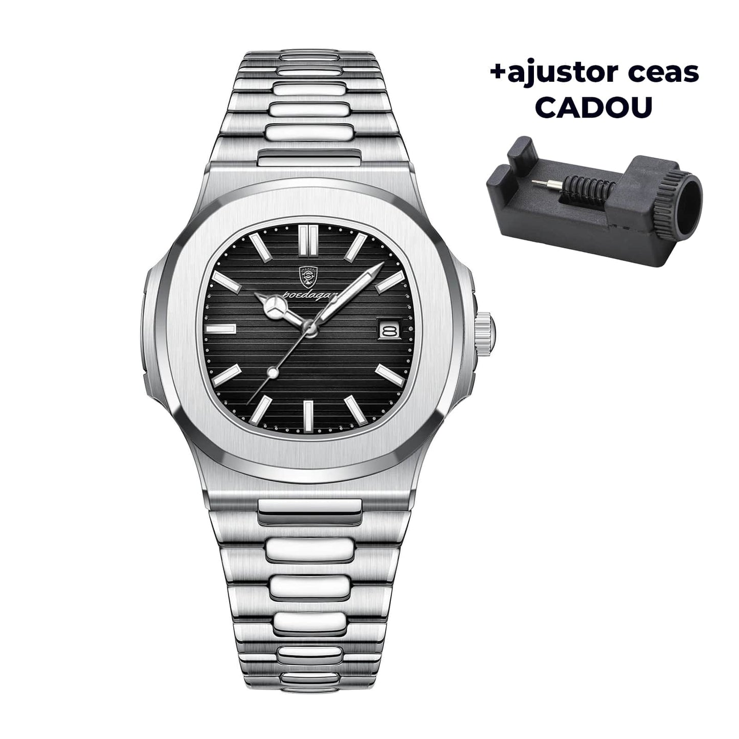 Ceas Elegant POEDAGAR™ cu finisaje premium