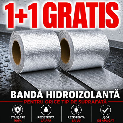 1+1 GRATIS, Bandă Hidroizolantă HydroFix™ pentru etanșare, 10 metri