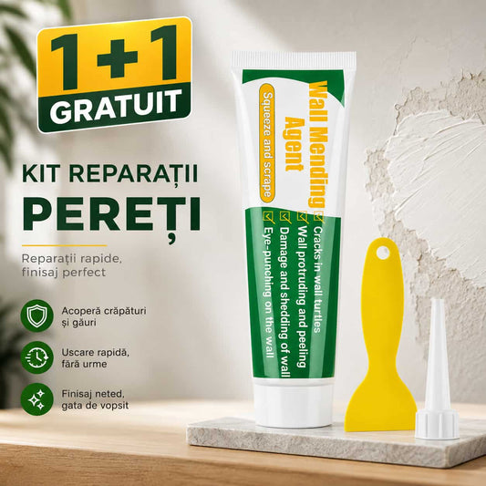 1+1 GRATIS, Kit Reparare Pereti si Crăpături WallFix™