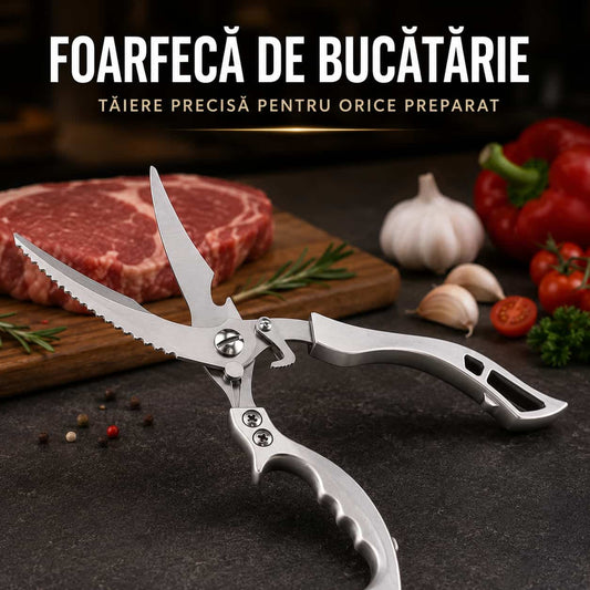 Foarfecă Premium Multifuncțională din Oțel Inoxidabil pentru Bucătărie