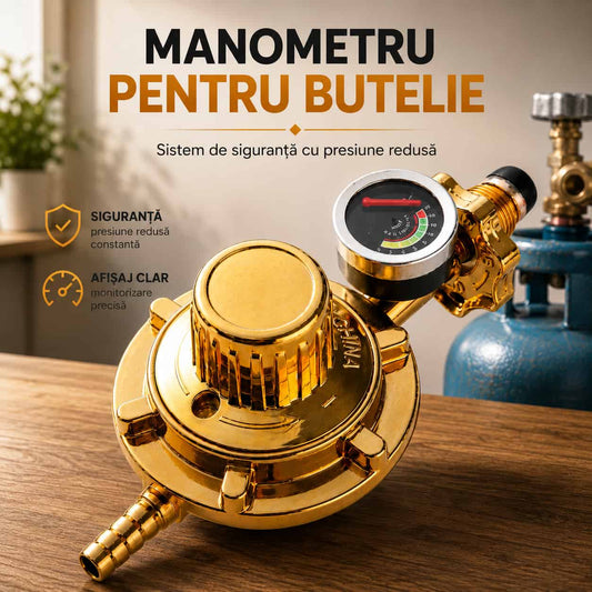 Manometru Butelie Anti-Explozie, GazFix™