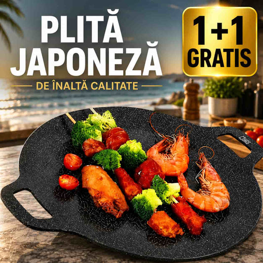 1+1 GRATIS, Plită Japoneză Multifuncțională pentru Gătit Rapid