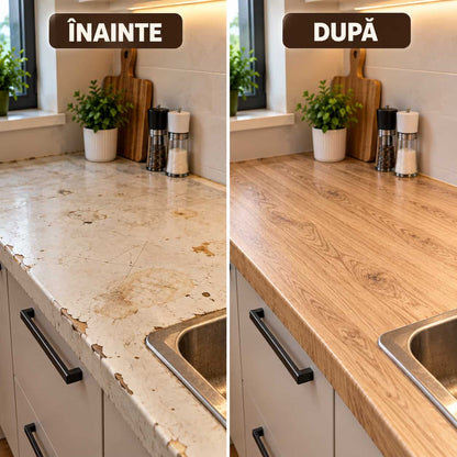 1+1 GRATIS, Folie Autoadezivă cu Aspect de Lemn - WoodFix™ 45cm x 2m