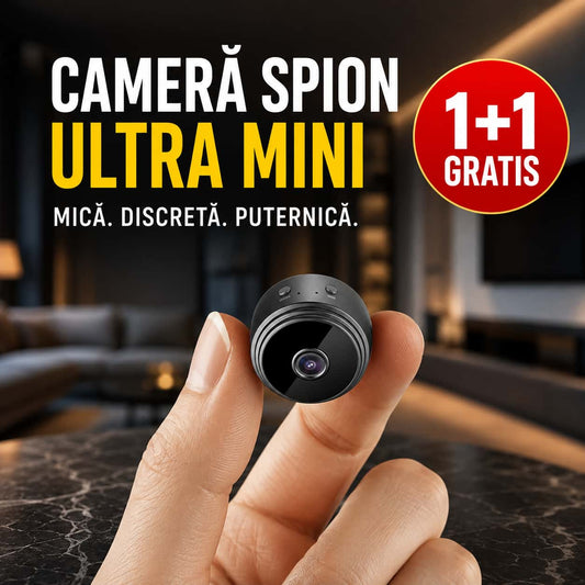 1+1 GRATIS – Cameră Spion MiniCam™, WiFi, Full HD 1080P