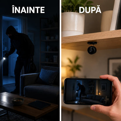 1+1 GRATIS – Cameră Spion MiniCam™, WiFi, Full HD 1080P