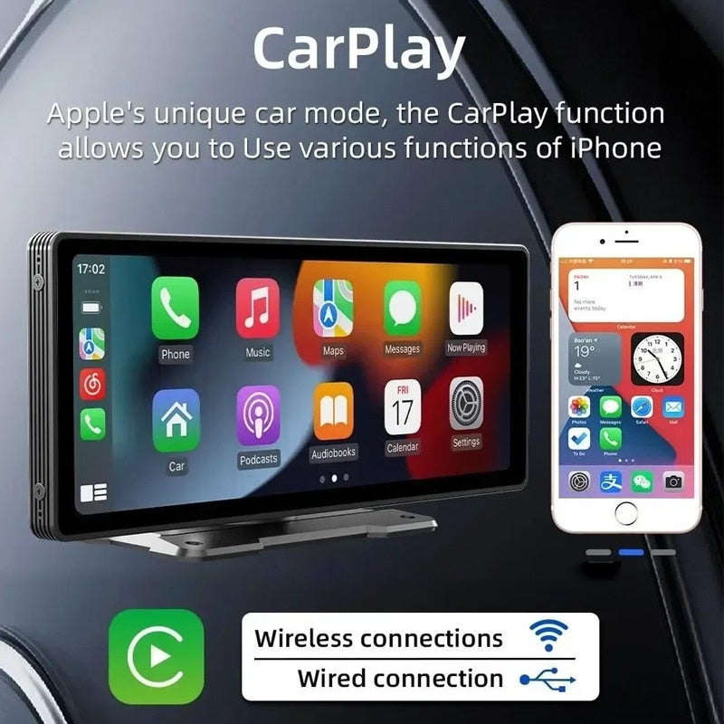 Navigație Auto Multimedia 10.26 Inch Full HD, Ecran Tactil, compatibilă cu Android Auto & Apple Carplay