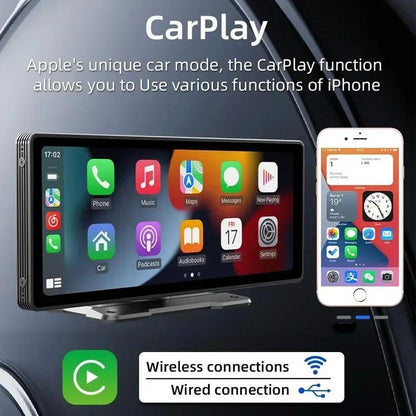 Navigație Auto Multimedia 10.26 Inch Full HD, Ecran Tactil, compatibilă cu Android Auto & Apple Carplay